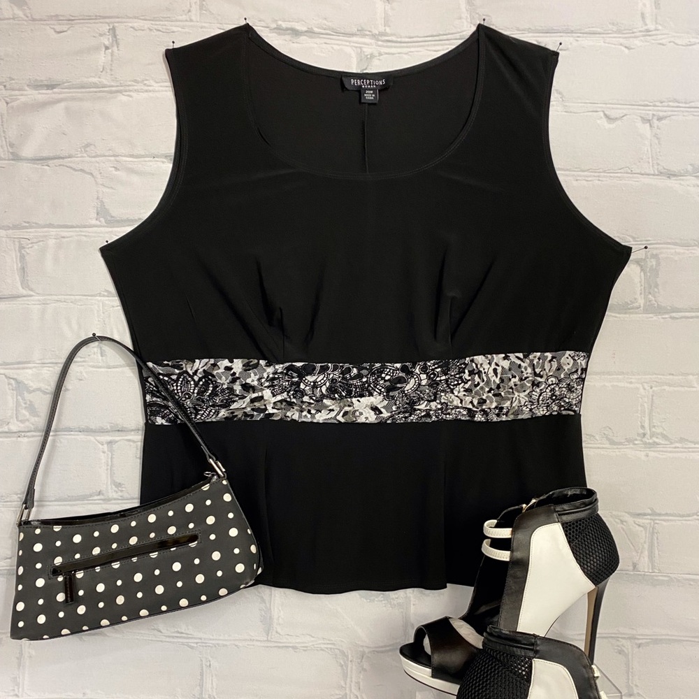 Cute Black & White Tank
